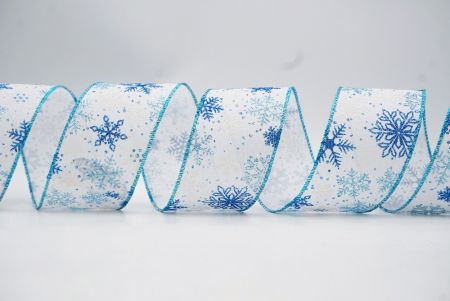 Snowflake Shimmer Ribbon_KF7590GT-1T_white